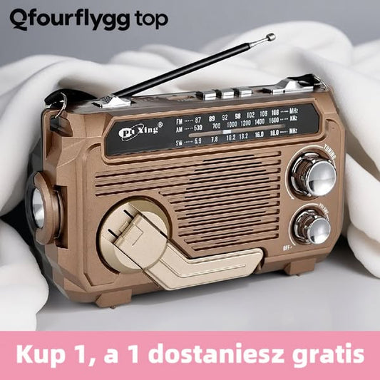 🔥50%Zniżki🔥🏕️Przenośna wielofunkcyjna latarka radiowa AM