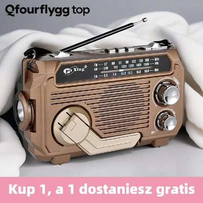 🔥50%Zniżki🔥🏕️Przenośna wielofunkcyjna latarka radiowa AM