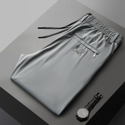 【40-115 kg】🔥Nowe spodnie z elastycznego jedwabiu na wiosnę i lato 2025