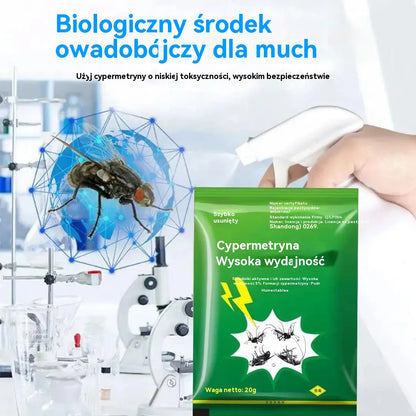 Specjalnie zaprojektowane do zabijania komarów i much na farmach, jedno opakowanie zabija pchły/szarańcze/karaluchy/muchy/komary!