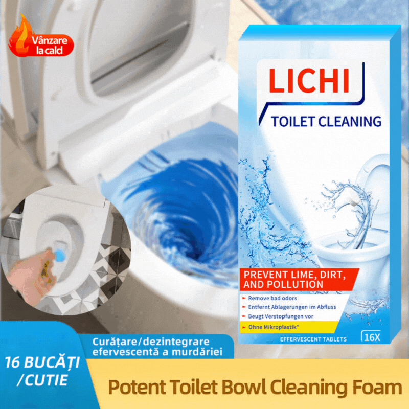 【48 kusov】Účinná čistiaca pena na toalety