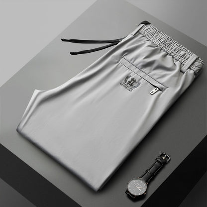 【40-115 kg】🔥Nowe spodnie z elastycznego jedwabiu na wiosnę i lato 2025