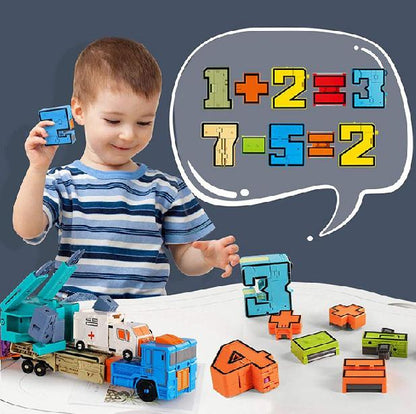 [50% zľava] Transformery s abecedou a číslami pre deti