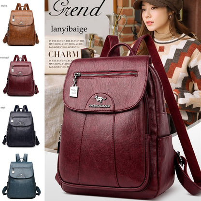 2026 vysokokvalitná multifunkčná dámska taška z pravej kože, ručne vyrobená